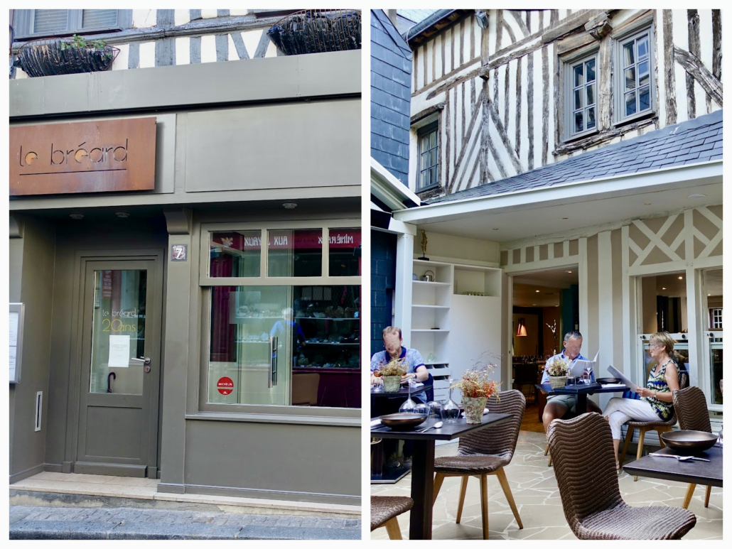 Restaurant Le Bréard Honfleur Normandy/France - best restaurants Champagne & Honfleur